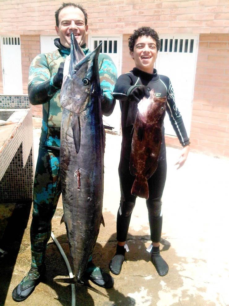 Spearfishing with Franco