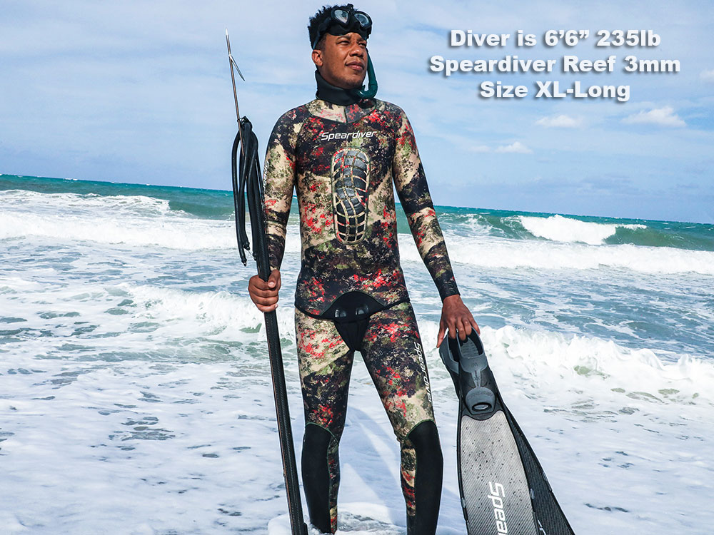 Speardiver TALL and THIN Spearfishing Wetsuit