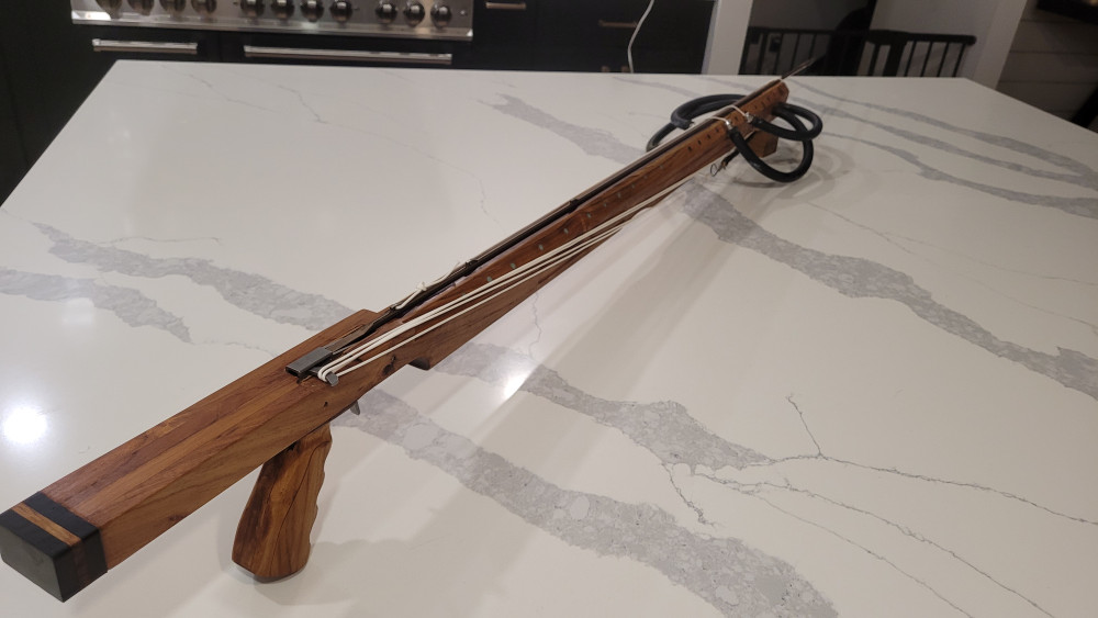 New Handmade 120cm Teak Gun