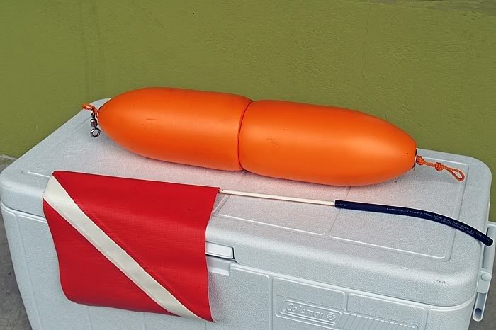 DIY float with flag - Floats Floatlines - Spearfishing World forum